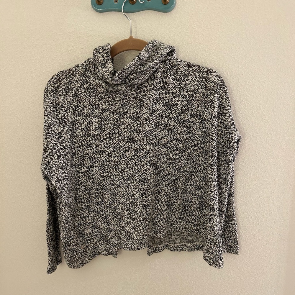 American Rag open back monochrome turtleneck shrug sweater